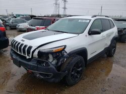 Jeep salvage cars for sale: 2015 Jeep Cherokee Trailhawk