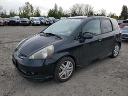Salvage cars for sale at Portland, OR auction: 2007 Honda FIT S