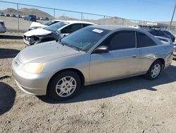 Honda Civic salvage cars for sale: 2002 Honda Civic LX