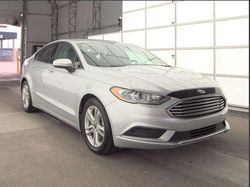 Salvage cars for sale at Brighton, CO auction: 2018 Ford Fusion SE