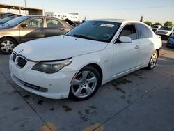 Salvage cars for sale at Grand Prairie, TX auction: 2008 BMW 535 I