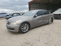 Salvage cars for sale at Houston, TX auction: 2008 Infiniti G35