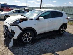 Salvage cars for sale from Copart Woodhaven, MI: 2020 KIA Sportage LX