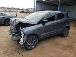Salvage cars for sale at Colorado Springs, CO auction: 2020 Ford Ecosport S