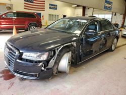 Salvage cars for sale at Angola, NY auction: 2015 Audi A8 L Quattro