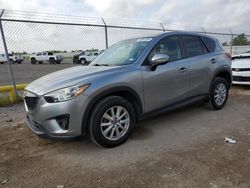 Salvage cars for sale at Houston, TX auction: 2015 Mazda CX-5 Touring