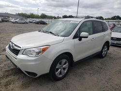 Subaru salvage cars for sale: 2015 Subaru Forester 2.5I Premium