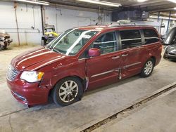 Salvage cars for sale at Wheeling, IL auction: 2015 Chrysler Town & Country Touring