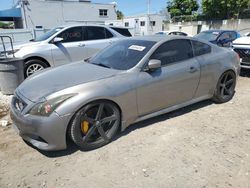 Salvage cars for sale from Copart Opa Locka, FL: 2008 Infiniti G37 Base