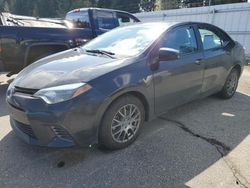 Salvage cars for sale from Copart Arlington, WA: 2016 Toyota Corolla L