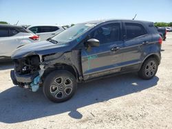 Salvage cars for sale at San Antonio, TX auction: 2020 Ford Ecosport S