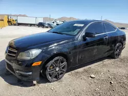 Salvage cars for sale at North Las Vegas, NV auction: 2015 Mercedes-Benz C 350