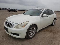 Salvage cars for sale from Copart Houston, TX: 2008 Infiniti G35