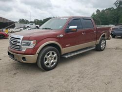 Ford salvage cars for sale: 2014 Ford F150 Supercrew