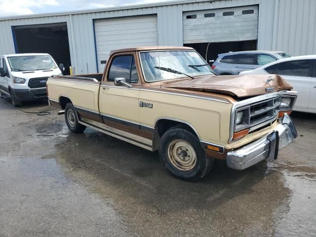 1986 Dodge D-SERIES D100