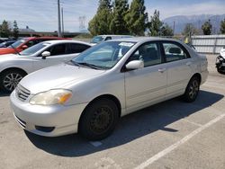 Salvage cars for sale from Copart Rancho Cucamonga, CA: 2004 Toyota Corolla CE