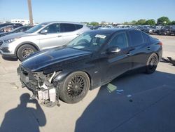 Salvage cars for sale from Copart Grand Prairie, TX: 2016 Infiniti Q50 Premium