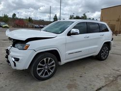 Salvage cars for sale from Copart Gaston, SC: 2017 Jeep Grand Cherokee Overland