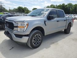 Salvage cars for sale at Ocala, FL auction: 2022 Ford F150 Supercrew
