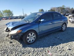Salvage cars for sale from Copart Mebane, NC: 2009 Honda Civic LX