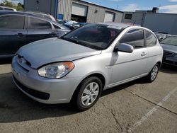Salvage cars for sale at Vallejo, CA auction: 2010 Hyundai Accent Blue