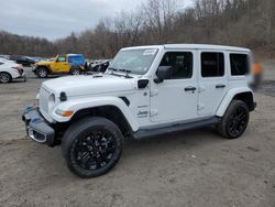 Salvage cars for sale from Copart Marlboro, NY: 2022 Jeep Wrangler Unlimited Sahara 4XE