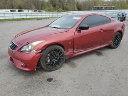 Salvage cars for sale from Copart Assonet, MA: 2015 Infiniti Q60 Journey