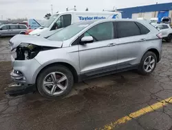 Salvage cars for sale at Woodhaven, MI auction: 2020 Ford Edge SEL