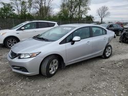 Honda Civic lx salvage cars for sale: 2013 Honda Civic LX