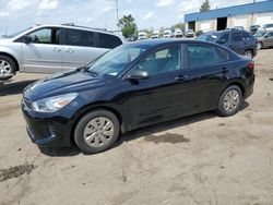 Salvage cars for sale at Woodhaven, MI auction: 2018 KIA Rio LX