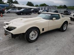 Salvage cars for sale at Prairie Grove, AR auction: 1980 Chevrolet Corvette