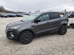 Salvage cars for sale at West Warren, MA auction: 2017 Ford Escape SE