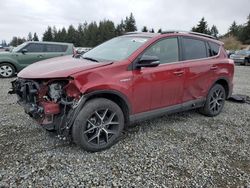 Toyota Rav4 HV SE salvage cars for sale: 2018 Toyota Rav4 HV SE