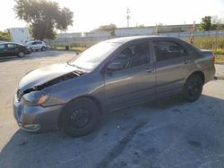 Toyota Corolla CE salvage cars for sale: 2006 Toyota Corolla CE