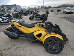 Salvage motorcycles for sale at Moraine, OH auction: 2013 Can-Am Spyder Roadster ST
