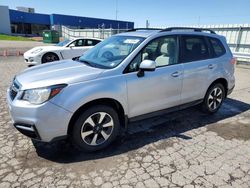 Salvage cars for sale at Woodhaven, MI auction: 2017 Subaru Forester 2.5I Premium