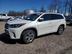 Toyota salvage cars for sale: 2018 Toyota Highlander Limited