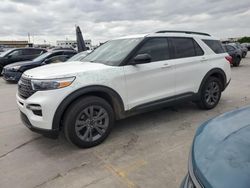 Salvage cars for sale at Grand Prairie, TX auction: 2023 Ford Explorer XLT