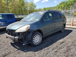 Salvage cars for sale at Finksburg, MD auction: 2004 Toyota Sienna CE