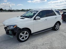Salvage cars for sale from Copart Arcadia, FL: 2017 Mercedes-Benz GLE 350