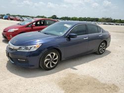 Salvage cars for sale from Copart San Antonio, TX: 2016 Honda Accord EX