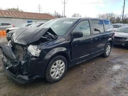 Salvage cars for sale from Copart Columbus, OH: 2018 Dodge Grand Caravan SE
