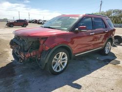 Salvage cars for sale at Oklahoma City, OK auction: 2017 Ford Explorer Limited
