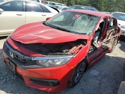 Salvage cars for sale from Copart Hampton, VA: 2018 Honda Civic LX