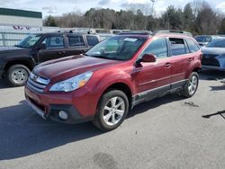 Salvage cars for sale at Assonet, MA auction: 2013 Subaru Outback 2.5I Limited