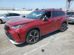 Salvage cars for sale from Copart Van Nuys, CA: 2022 Toyota Highlander XSE