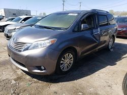 Toyota Sienna XLE salvage cars for sale: 2015 Toyota Sienna XLE