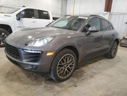 Salvage cars for sale from Copart Milwaukee, WI: 2015 Porsche Macan S