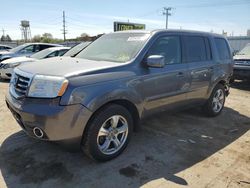 Salvage cars for sale at Chicago Heights, IL auction: 2015 Honda Pilot EXL