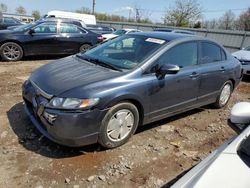 2008 Honda Civic Hybrid en venta en Hillsborough, NJ